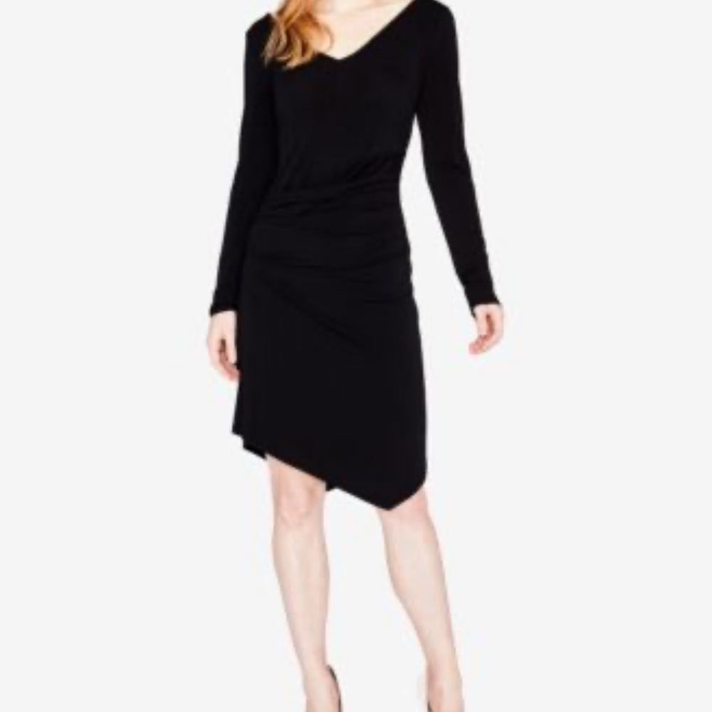 RACHEL Rachel Roy Black Long Sleeve Dress